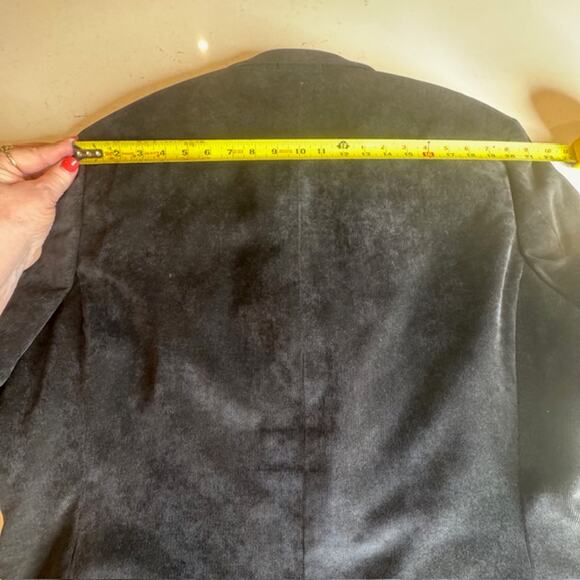 Calvin Klein Mens 46L Jacket Blazer Black Corduroy - Picture 12 of 12